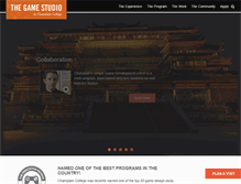 Tablet Screenshot of gamestudio.champlain.edu