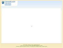 Tablet Screenshot of classlist.champlain.edu